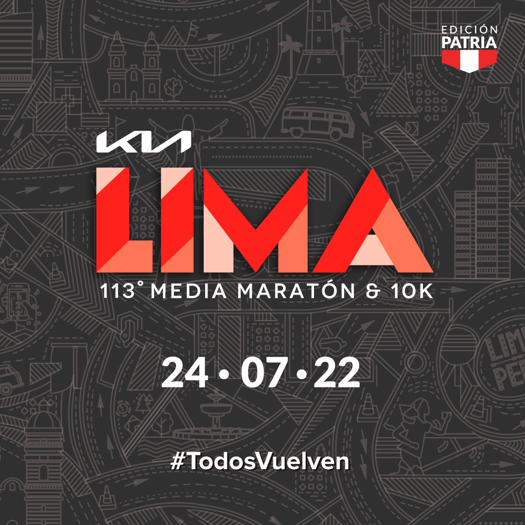 #TodosVuelven ▸ La #MediaMaratónDeLima &amp; 10K les presenta su #EdiciónPatria🇵🇪especial para correr junt@s y celebrar sus 113 años ¡de manera 100% presencial! 🥁

🎟️ tucarrera.pe
🗓️Domingo 24 de Julio
📍Plaza de Armas de Lima