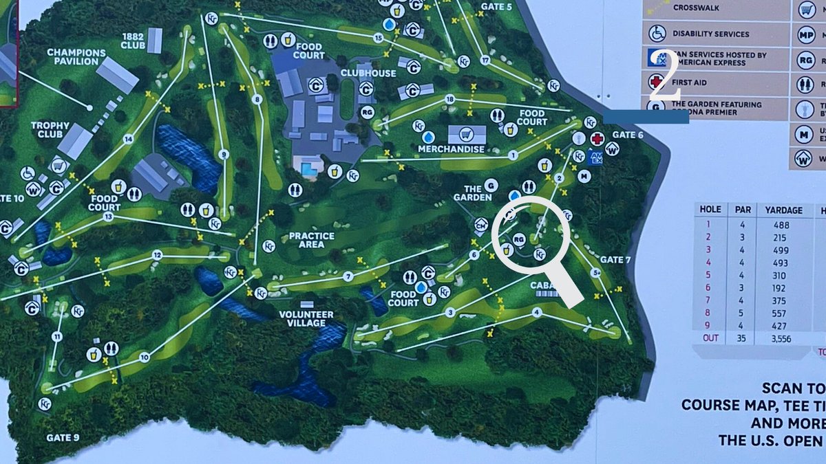 MembersFirst's tweet image. Tuesday Tips from @usopengolf Practice Round Day 2 
1. Wear sunscreen &amp;amp; a hat 😎
2. The left of #2 Green you can see several holes from one location 📍
3. Don&apos;t miss the photo opp on the 7th Tee 🤳
4. Secret picnic area between #3 and #7 is a great spot🧺
#USOPEN