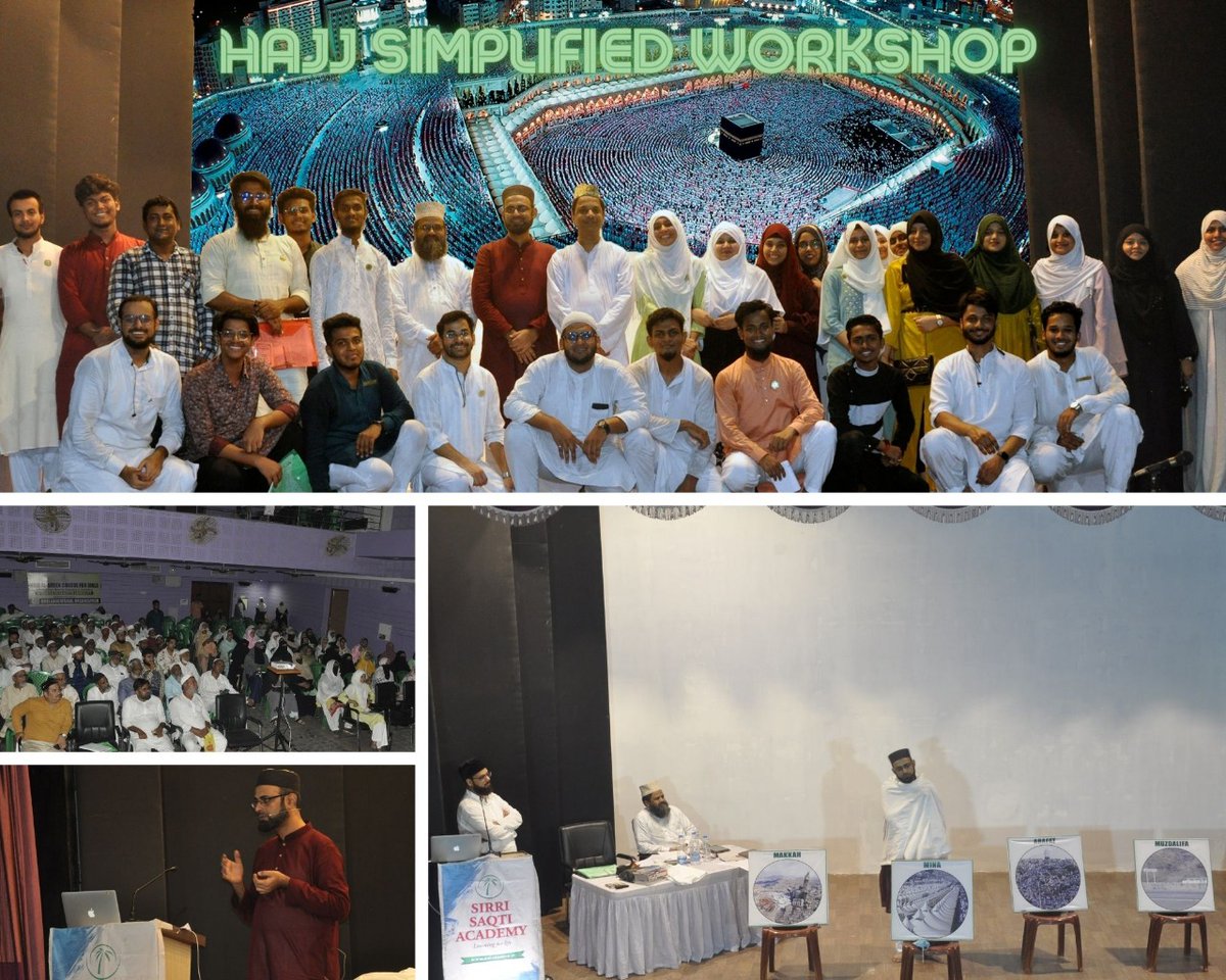 TSSFKS's tweet photo. Hajj Simplified Workshop 
organised by Sirri Saqti Academy 
on Saturday, 11th of June @ Milli Al Ameen College. #TSSF #Haj https://t.co/gAcSAnsQ9D
