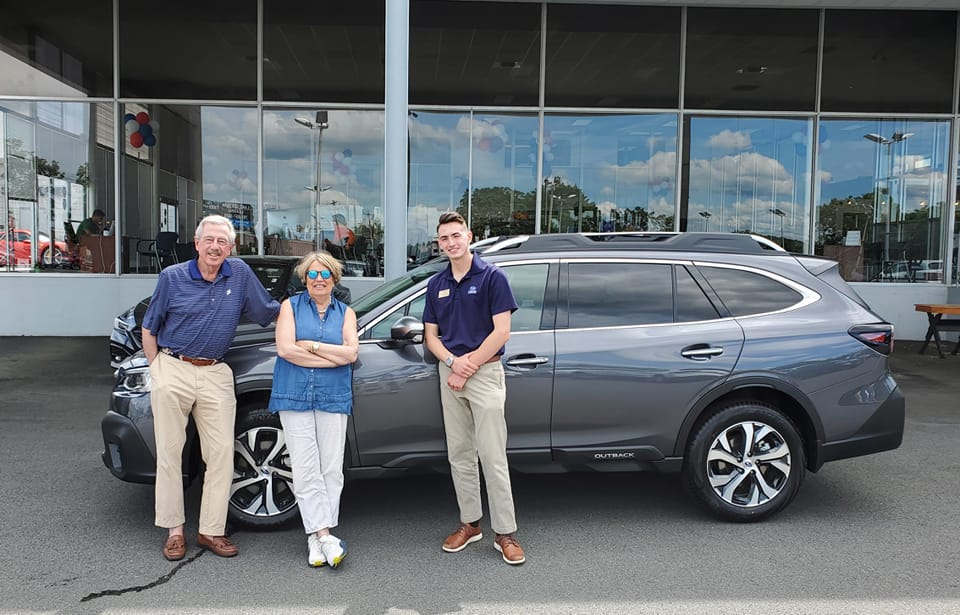 SubaruWakefield's tweet photo. Congratulations to John & Trish on your new Outback XT. Let's help welcome them to the Subaru Family. Thank you for your business. #NewSubaru #OutbackXT
https://t.co/ZmbtIU9HwG https://t.co/BAodLdxFaq