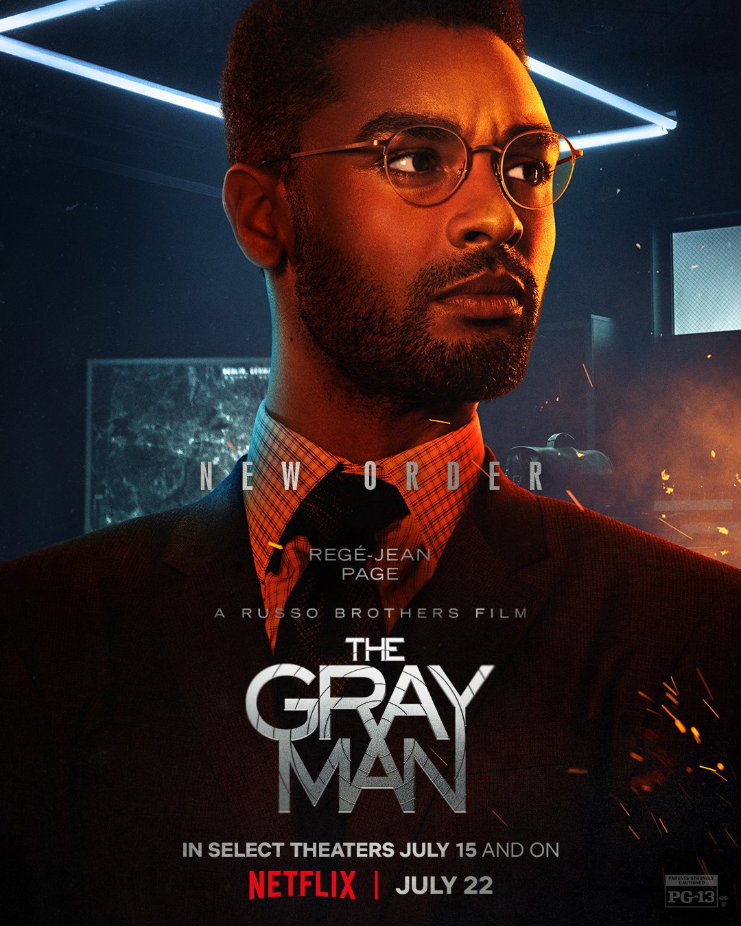 Netflix Tudum on X: THE GRAY MAN action: MASSIVE THE GRAY MAN cast: EVEN  MORE MASSIVE Denny Carmichael @regejean is ready to bring new order, by any  means necessary.  / X