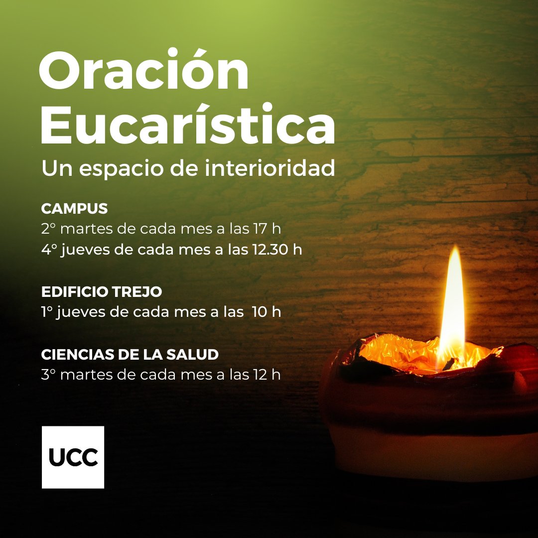 idymisionucc's tweet photo. ❤️ Sumamos nuevos horarios a este espacio de intimidad, silencio y encuentro, para toda la Comunidad UCC https://t.co/Vd0WKZbVYG