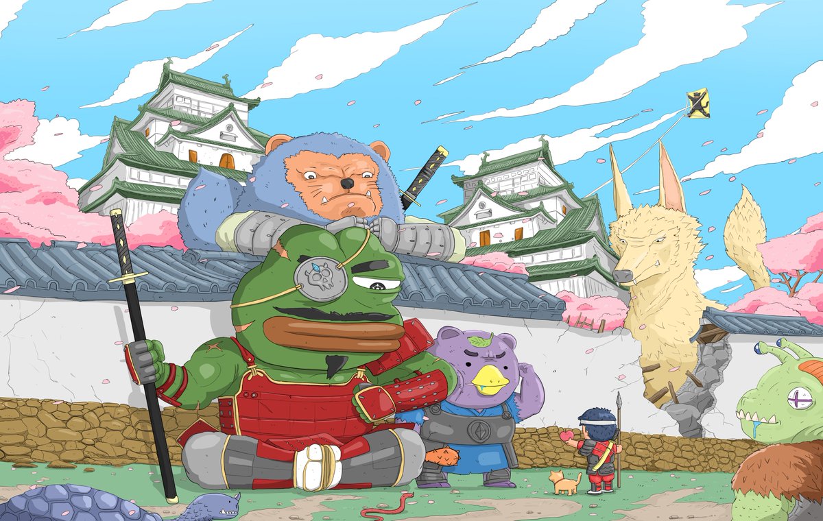 🐸PEPE RONIN 🔥🔥Reserve 0.36 ETH
🐸Journey To The West 🔥🔥Reserve 0.42 ETH
available on @withFND

foundation.app/@LoveApple/fou…
foundation.app/@LoveApple/pep…

#pepe #pepethefrog #PepeFam #frogFam #nftart #NFTTHAILAND #NFT