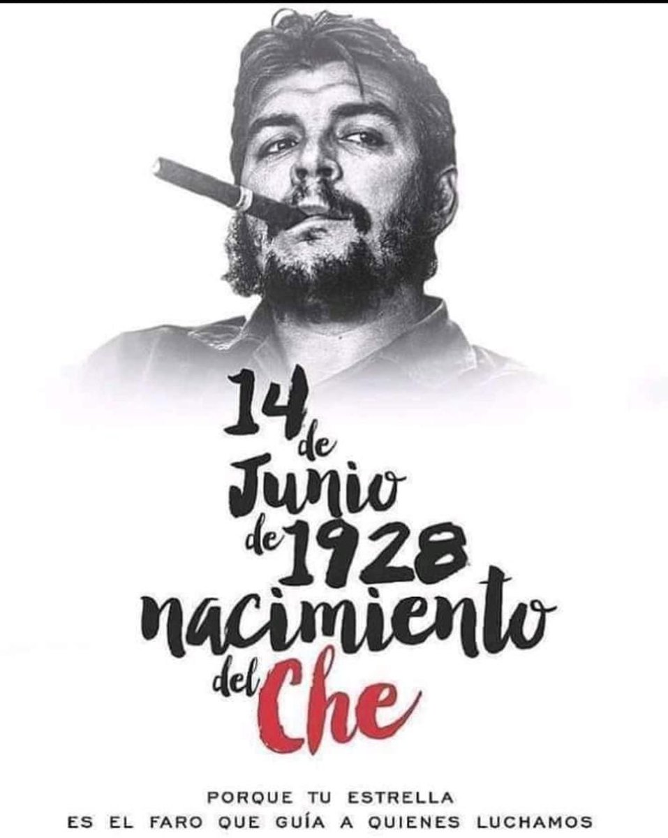 El Che Guevara, no es una efemérides, es un modelo a seguir por los Revolucionarios del tierra 🌎 
Es el arquetipo del hombre nuevo lábrado en la Sierra Maestra 
Fue el mejor discípulo de Fidel 
#CubaPorLaVida 
#4319FuerzaDeVictorias