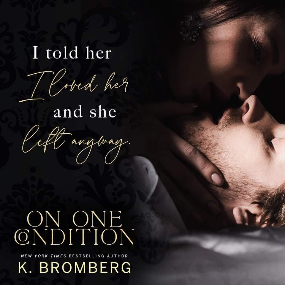 vickybooklover1's tweet photo. Sometimes first loves deserve a second chance . . .
On One Condition by @KBrombergDriven June 28
Amazon: https://t.co/bLXhJGW4rB
#OnOneCondition #KBromberg #SecondChance #SmallTown #SpicyRomance #ContemporaryRomance #AdultRomance #valentineprlm @valentine_pr_ https://t.co/wMNMqiZulb