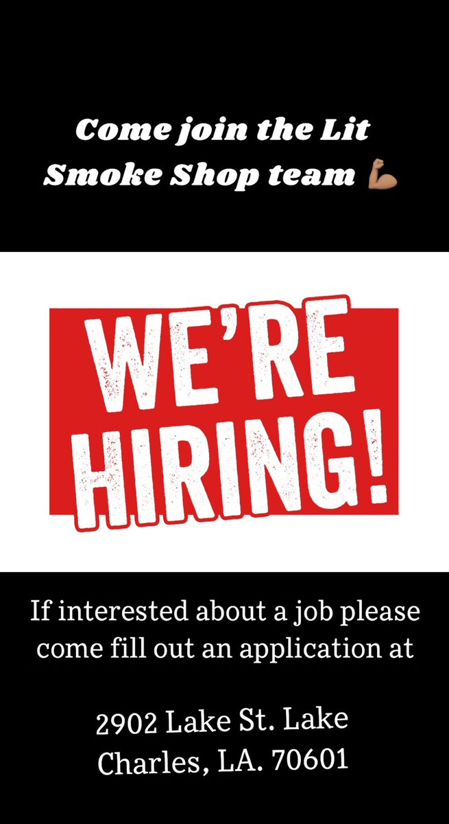 vape store hiring Lit Vape & Smoke (@Lit_Vape_Smoke) / Posts / X