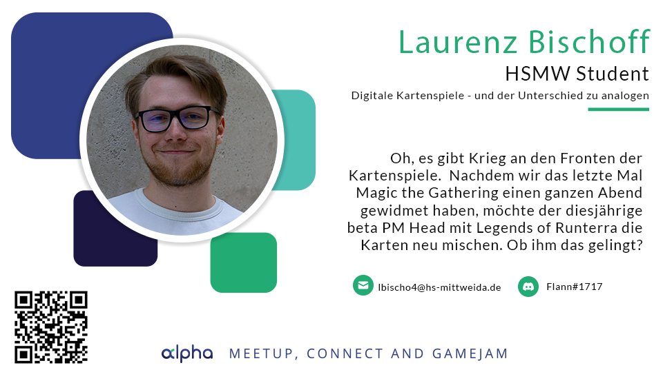 Der fünfte Redner will sich zu Kartenspielen nochmal melden.
Nachdem der PM Head der beta 2023 beim Magic Abend nicht so viel mitreden konnte, will er hier seine Chance nutzen um digitale Kartenspiele zu beleuchten!