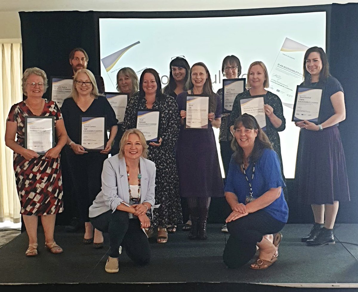 Introducing our brand new Peak District &amp; Derbyshire Accessibility Champions 👏

These committed #hospitality &amp; #tourism businesses have completed our fully-funded workshops, delivered by <a href="/access4alluk/">Access For All UK</a>, on how to provide a warm and inclusive welcome for all.

Well done everyone!