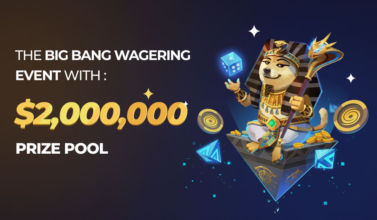 bcgame's tweet photo. 📢The BIG BANG wagering event, with a prize pool of $2,000,000, has arrived!

Now is the time to join the #BigBang of #Degenverse to win the Degen Pass and BCD prize.🤩

The higher the prize, the more BB Coin (Big Bang Coin) you have.

✅More: https://t.co/f6WQNwEXV0

#BCGAME https://t.co/mQKyMtOo5w