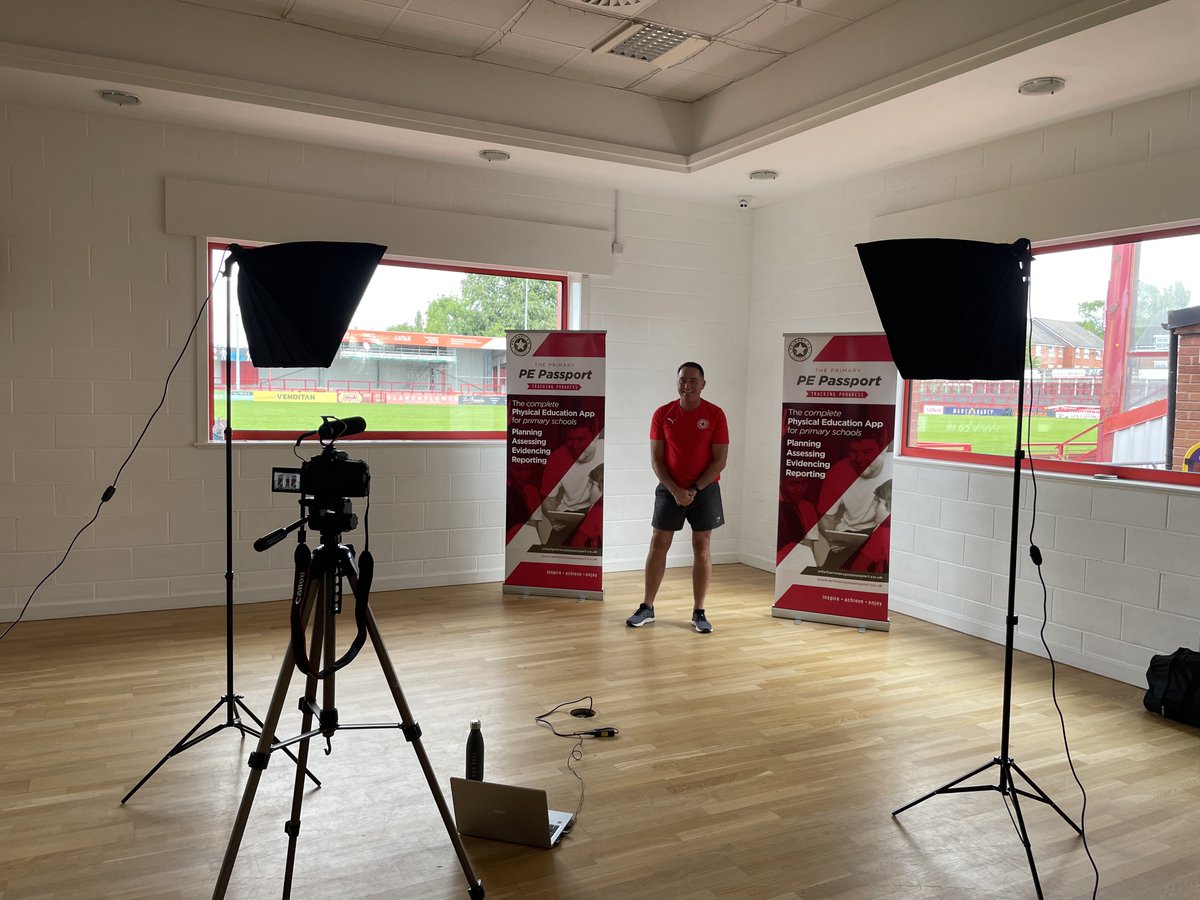 pe_passport's tweet photo. Filming starts this term!! New content, new hints and tips videos and subject leader help. Ready for September. #pe #physed #teacher #lightscamera https://t.co/rjcM2TU4WL