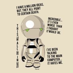 AbdoRepublic's tweet photo. My only take on AI sentience; is that even if it existed, it would manifest in the form of Marvin The Paranoid Android https://t.co/bXhTLz2ZHU