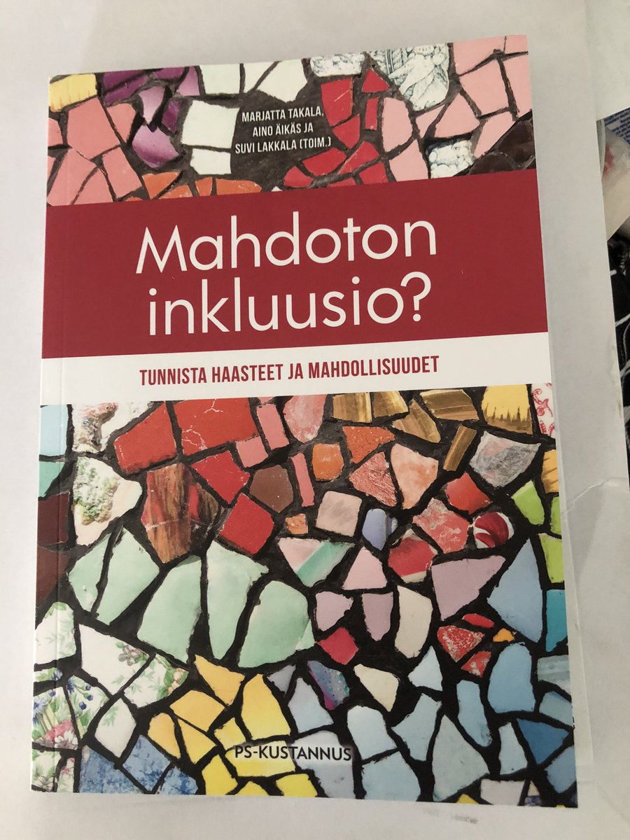 kallevihtari's tweet image. Postilaatikossa oli mukava yllätys. ”Mahdoton inkluusio? Tunnista haasteet ja mahdollisuudet” M. Takala, @AinoAikas ja S. Lakkala (toim.) Kiitos @KirsiRaetsaari tästä. #inkluusio