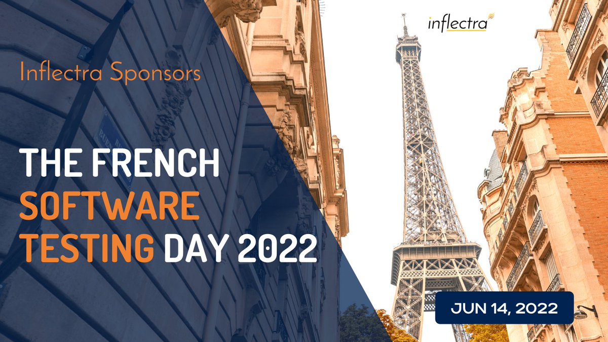 inflectra's tweet photo. The French #Software Testing Day Is Here❗
Don't forget to stop by Inflectra's booth at #JFTL for some awesome swag and to learn more about our products!
👉https://t.co/EH1lxnxgJm https://t.co/wV60GdGpAt