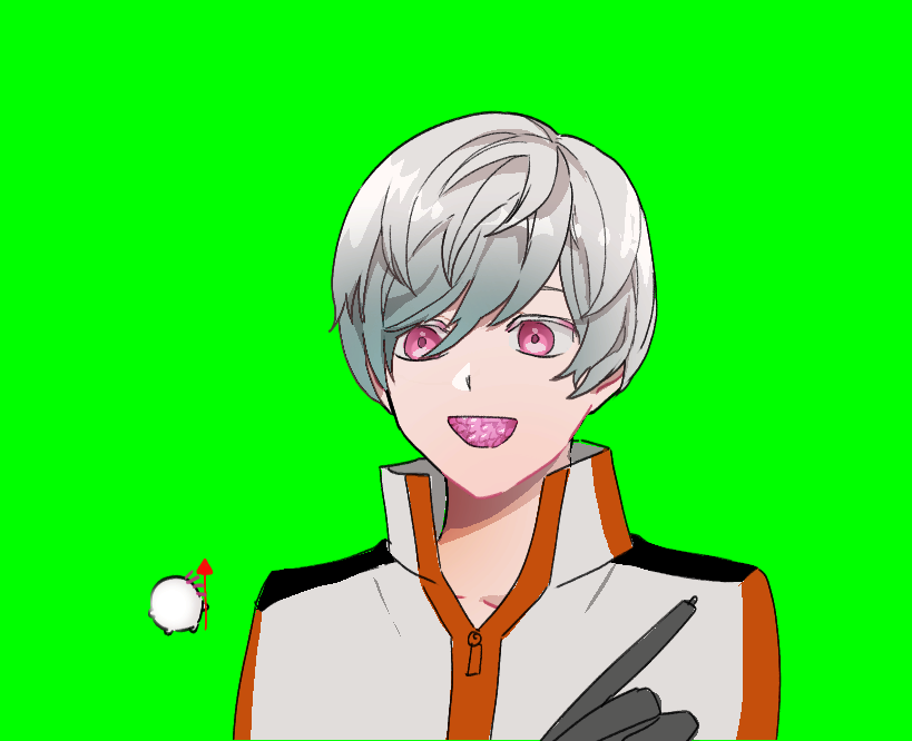 Quirt_co_jp's tweet photo. 今日のアバターは　#vHONK　で作りました。今度立ち絵をVっぽく動かすHONKについての日本語解説動画あげますね〰 https://t.co/BSu8THVFGb
