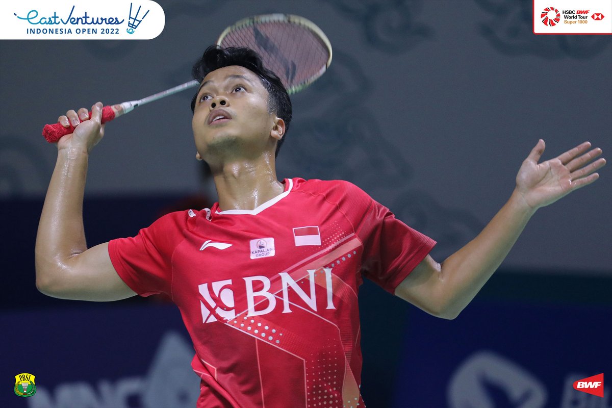 INABadminton's tweet photo. Babak 32 besar hari pertama East Ventures Indonesia Open 2022 telah rampung dilaksanakan.

Ayo lihat kembali aksi para jagoan-jagoan Indonesia!

#BadmintonIndonesia #EVIO2022 https://t.co/nM7HVrXU9i