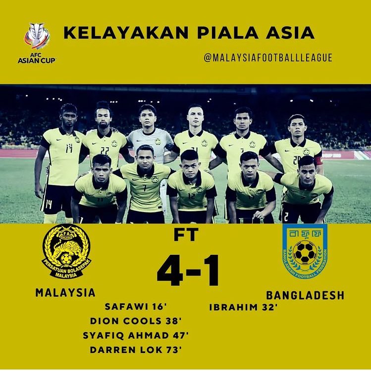 Tahniah Malaysiaku😭❤️ 42 years we have been waiting. You guys are awesome! Malaysia Boleh!! #HarimauMalaya #AsianCup2023Qualifiers 🇲🇾🐯