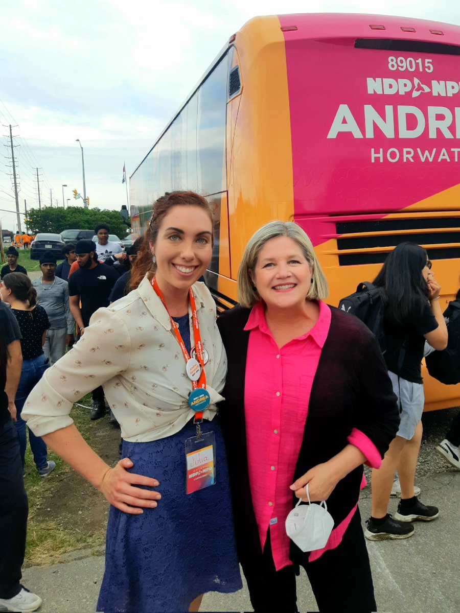 Thank you Andrea and the ONDP for letting me be a part of something so much bigger than myself. It was an honour and a priveledge and I am determined to do it again! See my IG for the longer version of my 'so long for now' message 🥰 #onpoli #onelxn #MississaugaLakeshore