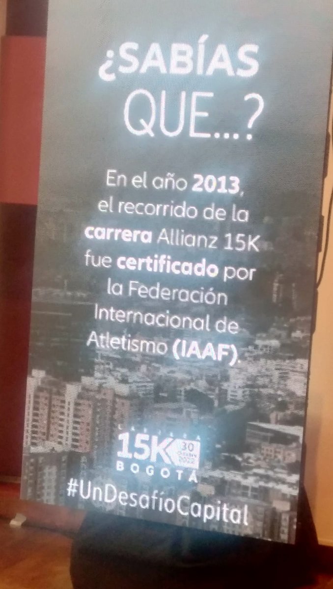 SportivaLatina's tweet photo. Tres fechas claves en la historia de la @allianz15k 
2013: El recorrido obtiene la certificación de la #IAAF
2015: Presentación Programa #Vivosaludable
2016: Se incorpora nueva categoría de corredores paralímpicos 
...Y ahora el 30 de octubre del 2022 la nueva carrera https://t.co/yptUTVQMjR