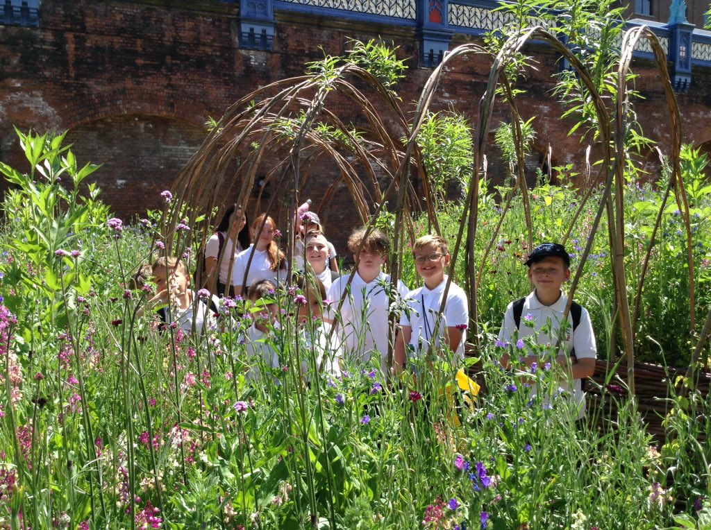 bonnin_mrs's tweet photo. A fantastic day with Gardening Club at the Tower of London Superbloom. Our jubilee garden will look just like that this! https://t.co/w7IuE00h5k