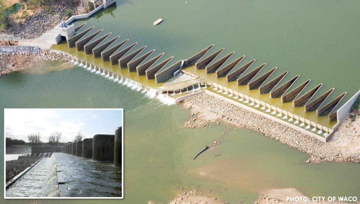 HillhouseGrady's tweet image. If you pay attention to the spillways at dams, you might notice they sometimes use this zigzag shape. Can you NAME THAT INFRASTRUCTURE? Read the 🧵 for the answer.
#EngineeringInPlainSight