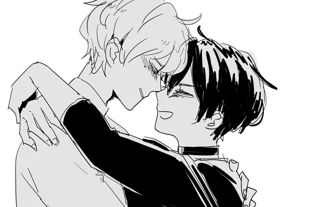 幸せそうなヒシを描かないと耐えられなかったらくがき 