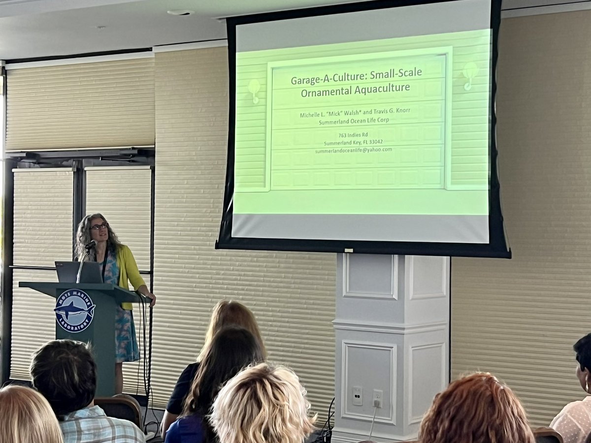 FloridaSeaGrant's tweet photo. Snapshot of diverse #aquaculture work taking place by #WomenOfTheWater across the state! We’ve heard from keynote #hydroponic farm-#her\agro-preneur Angela TenBroeck, #oyster documentarian Chucha Barber, researcher Li Sun Chin @HarborBranch + side hustle aquaculturist Mick Walsh! https://t.co/PkiWXS2VoF