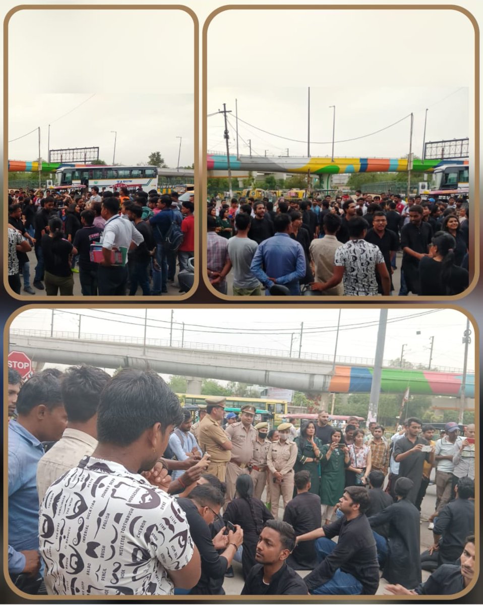 noidapolice's tweet photo. पुलिस कमिश्नर गौतमबुद्धनगर के निर्देशानुसार पुलिस उपायुक्त नोएडा के निकट पर्यवेक्षण में यातायात सुरक्षा/सड़क दुर्घटनाओं को लेकर यातायात/स्थानीय पुलिस के सहयोग से आशाऐं एक उम्मीद नाम के एनजीओ से जुड़े युवाओं के द्वारा सेक्टर-37 में नुक्कड़ नाटक आयोजित कर आमजन को जागरूक किया गया। https://t.co/C4W8ld7Avz