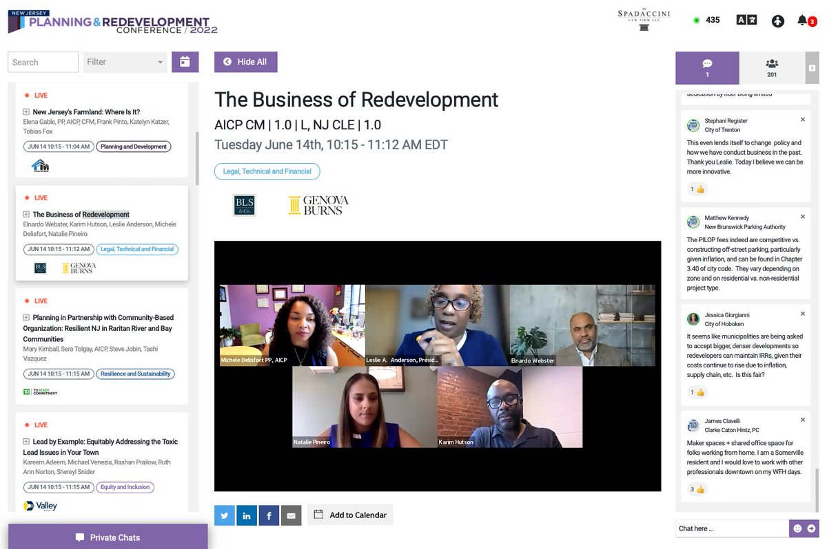 The Business of Redevelopment is no joke! Thanks for breaking it down for attendees! #NJPRC22 @NewJerseyFuture @NJ_Planning @nj_njra