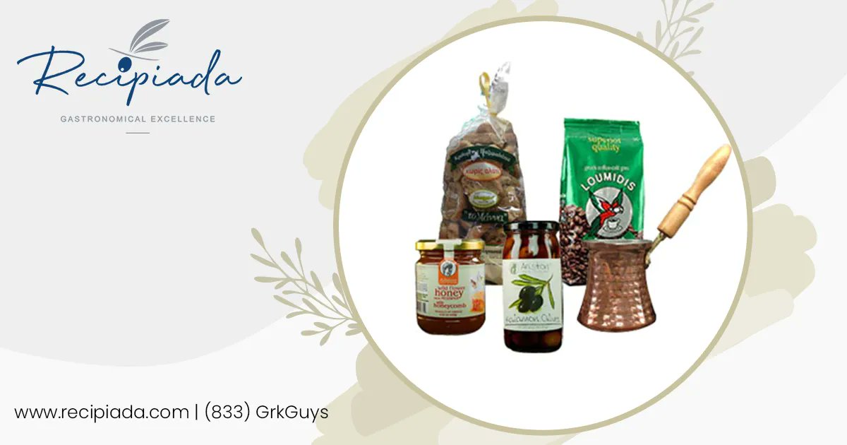 Recipiada's tweet photo. Start your day the Greek way with a delicious breakfast combo!

Our breakfast combo is the perfect way to start your day. You'll love our traditional briki, authentic Greek coffee, and delicious honeycomb.

Order now and enjoy a delicious Greek breakfast!  https://t.co/fIhVzif6fP https://t.co/iZgM6ME90C