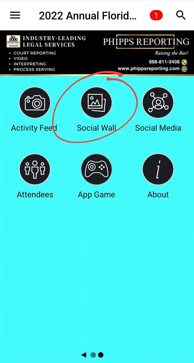TheFlaBar's tweet photo. Using the hashtag will allow us to find your tweets and posts and share them with the Florida legal community -- not to mention, they'll show up on our "Social Wall" in the official Annual Convention app! Here's what it looks like!

Download the app here: https://t.co/hmoOtrCtCs https://t.co/BNRAWUUZei