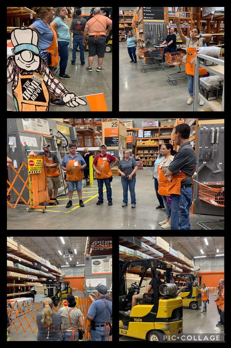 Amanda_TomasTHD's tweet photo. Outstanding job to CXM Dawn Marie for hosting Forklift Training Day!!  She stressed the importance of following ALL lift equipment safety procedures.  A TON of great info for our team!  Thank you for Taking Care of Our People and your focus on SAFETY!! #safetytakeseveryone https://t.co/MO9SVsLsRE