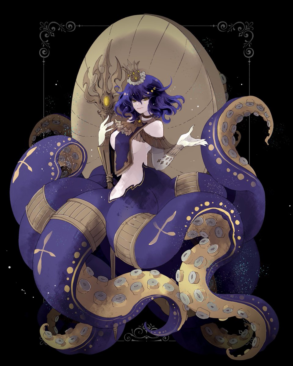 charynya's tweet photo. スキュラ🐙
#ドラポ https://t.co/AMkOzBnIMF
