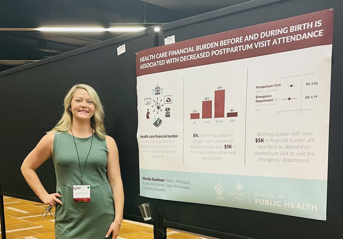 Excited to share some of my dissertation work at #SPER2022 (P372). In summary: how health insurance is structured for birthing people is WILD. Come find me this afternoon to chat about it!
