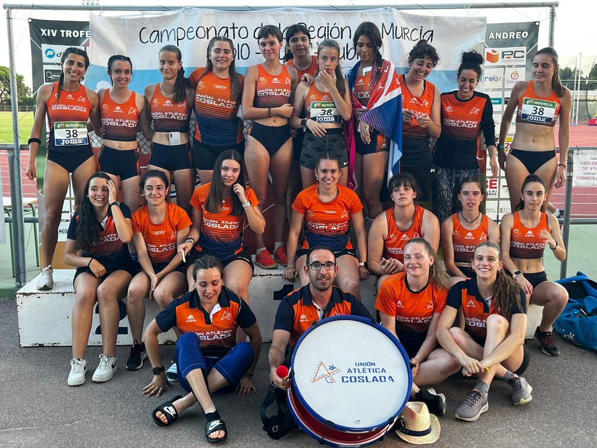 uacoslada's tweet photo. CAMPEONAS DE 2ª Division grupo B5. Liga RFEA

Gran campeonato disputados por nuestras chicas en Alhama {Murcia) consiguiendo la VICTORIA FINAL. 

Es la primera vez que el club disputa la Liga de 2ªDivision Femenina, viajando en grupo a Murcia. https://t.co/6LreitFnaF