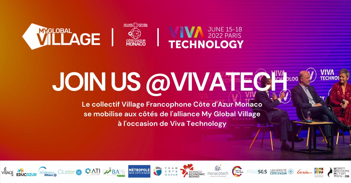 MonacoTech (@monacotech_mc) on Twitter photo <a href="/VivaTech/">Viva Technology</a> débute demain : 4 de nos startups seront à l'honneur et pitcheront sur le stand G18 de la SwissTech qui accueillera myGlobalVillage - <a href="/VFAzurMonaco/">#VillageFrancophone Côte d'Azur Monaco</a>
vfazurmonaco.com/2022/06/retrou…
#innovation #MonacoTech #Startups <a href="/VivaTech/">Viva Technology</a> débute demain : 4 de nos startups seront à l'honneur et pitcheront sur le stand G18 de la SwissTech qui accueillera myGlobalVillage - <a href="/VFAzurMonaco/">#VillageFrancophone Côte d'Azur Monaco</a>
vfazurmonaco.com/2022/06/retrou…
#innovation #MonacoTech #Startups