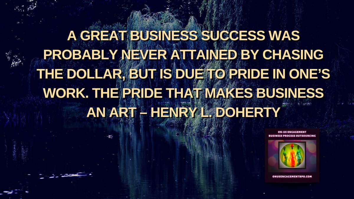 OnUsEngagement's tweet photo. A successful business requires one simple thing: Passion – Teresa Collins #vision #Twitter #onusengagementbpo #business #Monday #businessowners #businessman #businesswoman #entrepreneurs #praywhileworking https://t.co/bjEWy9OK12