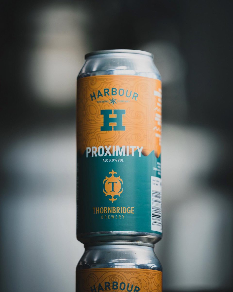Proximity IPA 6.8% - A beautiful collaboration with our friends <a href="/thornbridge/">Thornbridge Brewery</a> using only British Hops.
On special at the moment in the webshop
🚚 FREE DELIVERY using discount code HARBOURLIFE at the checkout.

harbourbrewing.com/collections/all