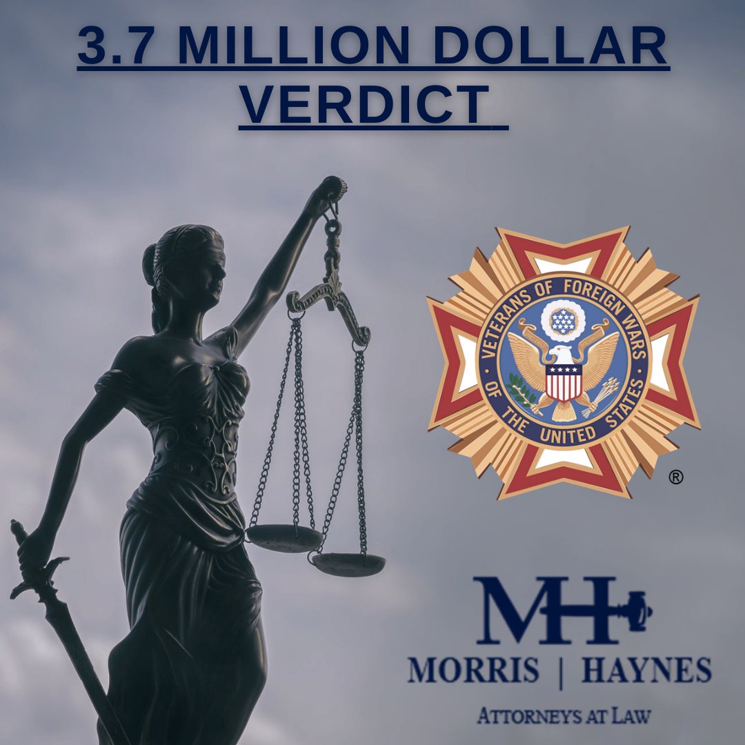 MorrisHaynesLaw's tweet photo. Morris Haynes attorney’s George Beck and Clay Hornby fought for justice when they discovered that over 1.7 million dollars were being embezzled from the charity Veterans of Foreign Wars(VFW). #morrishaynes #veteransofforeignwars  #supportourveterans #vfw #law https://t.co/a0qoDfQ3xG