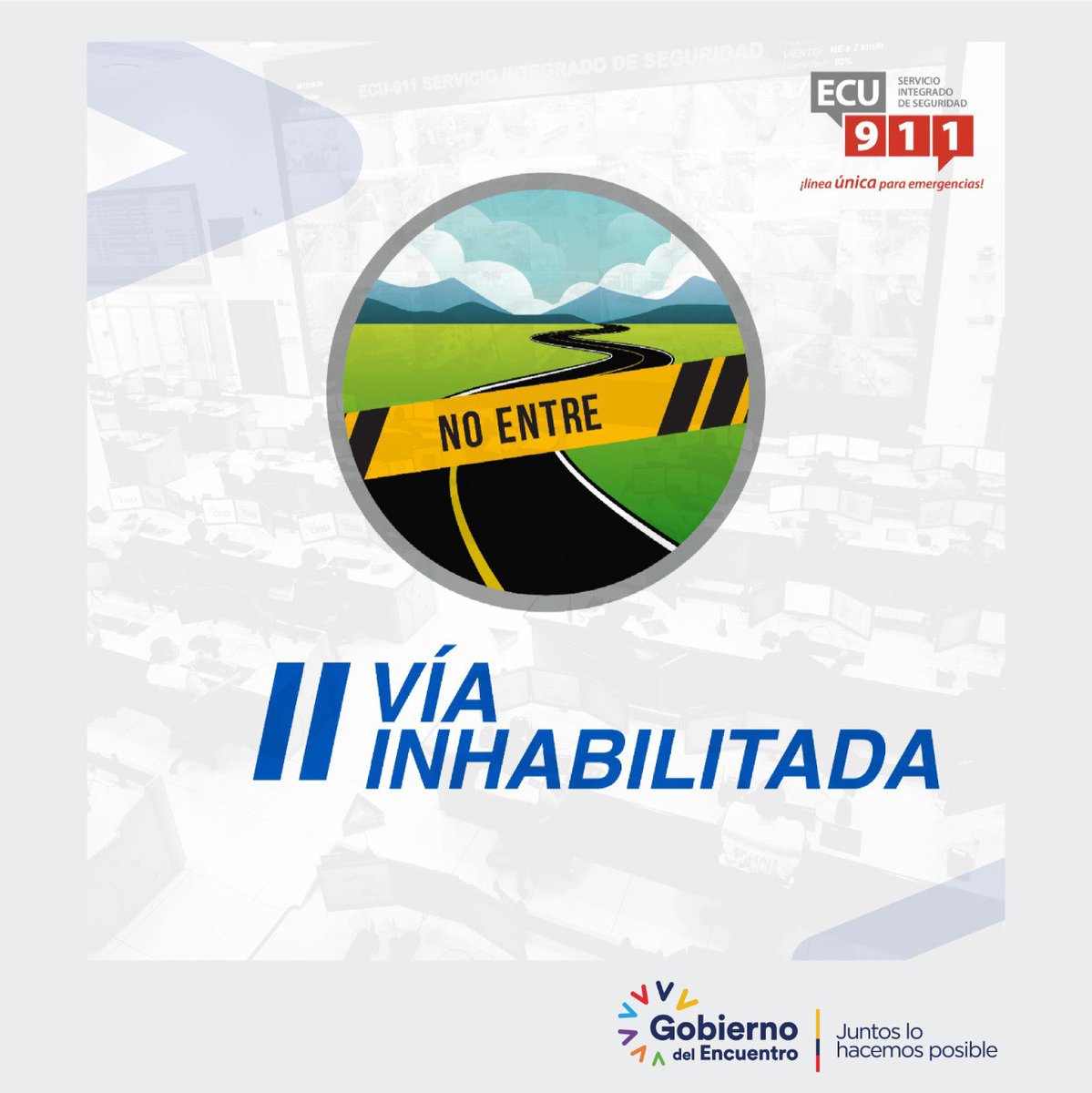 Coordinación Zonal 3 ECU 911 Ambato tweet media