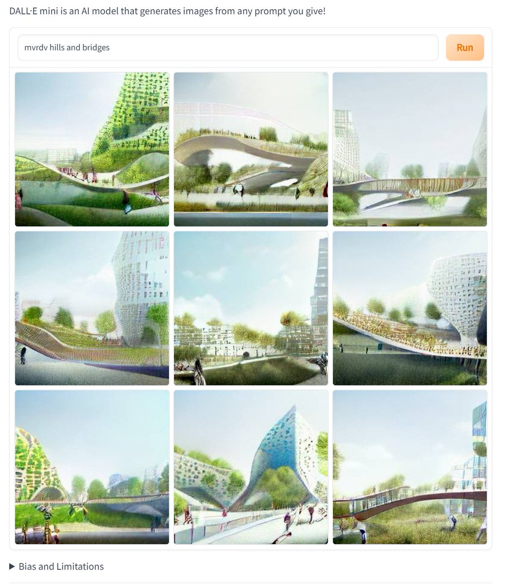 TimdeBoer_NL's tweet photo. Playing with A I generated art. Cc @nocontextmemes

So i present:

REM koolhaas eating the Rotterdam.

And
@MVRDV Hills and Bridges. https://t.co/r4vIgZgVhH