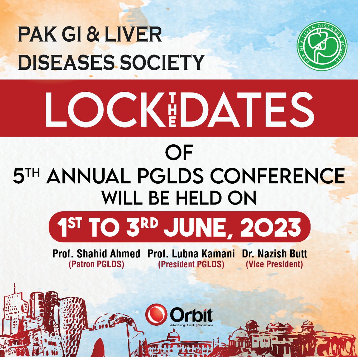 Lock the dates for next mega event in Karachi. @PGLDS1 @Hussainbznjo @AmCollegeGastro  @WorldGastroOrg @jalpa_devi @FreeHepatitis @WomeninEndo @adeelbutt_MD @helpatologist @my_ueg @APASLnews @AASLDtweets