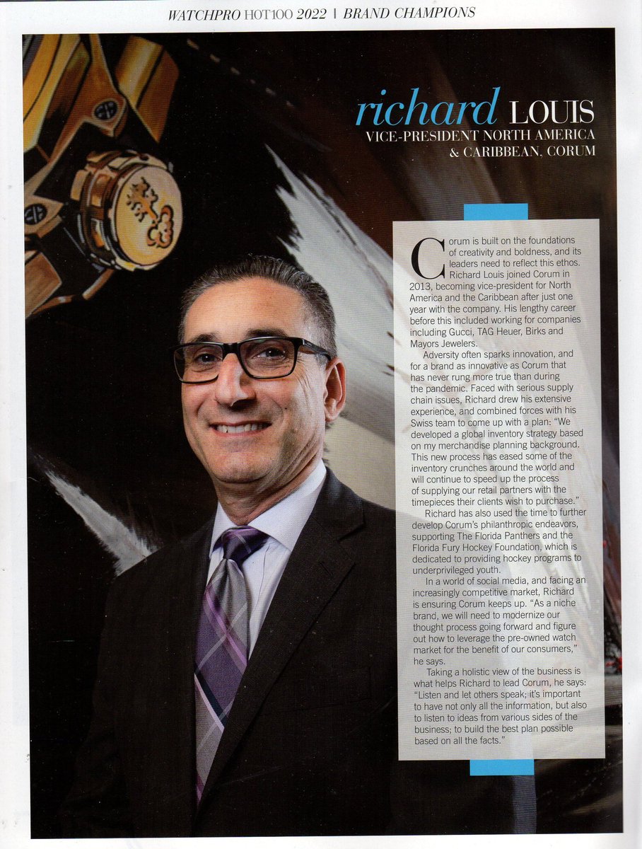Thank you to WatchPro for including me in their Hot 100 list of who makes the watch business tick in America. The list was announced during Couture Las Vegas at the Wynn on Friday.  
#watchpro #vegas #hot100 #watchfam #watchesofinstagram #lasvegas #couturelasvegas
<a href="/WatchProlive/">WatchPro</a>