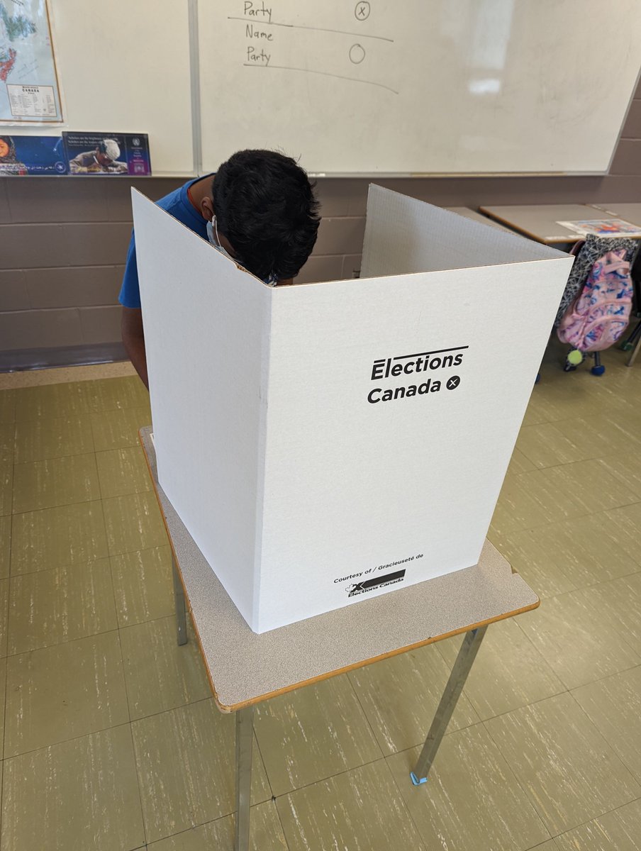 Almost forgot about our student vote, hosted by Room 204!
