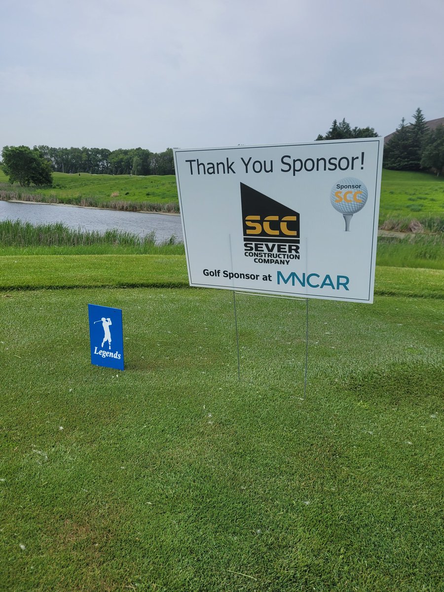 Representing as sponsor today at the 19th #MNCAR Golf Tournament! We look forward to seeing you at Hole 10.
  
<a href="/GoMNCAR/">MNCAR</a>
  
#CRE 
#golftournament 
#sponsor 
#commercialbrokers 
#severbuilds