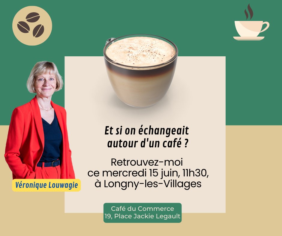VeroLouwagie's tweet photo. #electionslegislatives2022 #avecVL #ducoeuretdelaction #Circorne2 #café
Et si on échangeait autour d'un café ? https://t.co/HY43LeFN1M