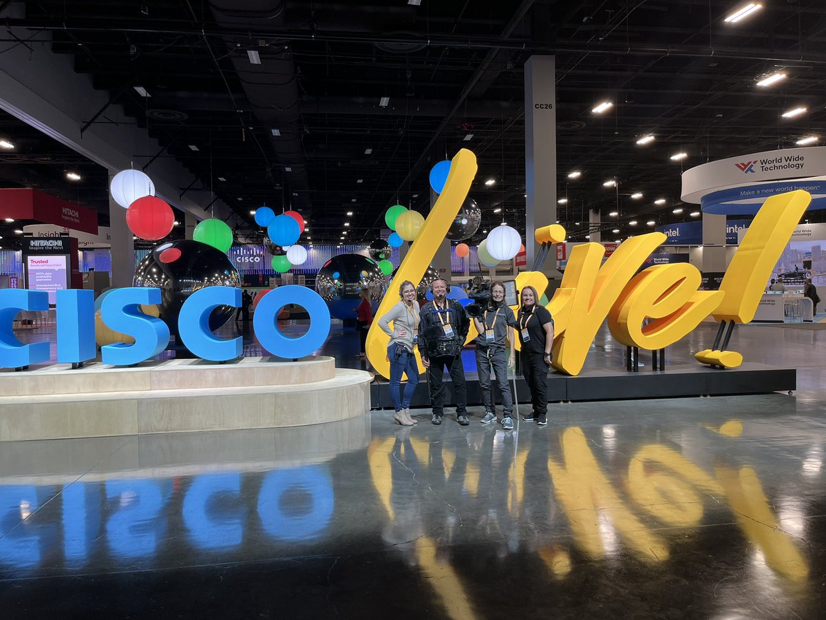 kellayrene's tweet photo. Cisco TV out here at #CiscoLive https://t.co/cJyYoIofYF