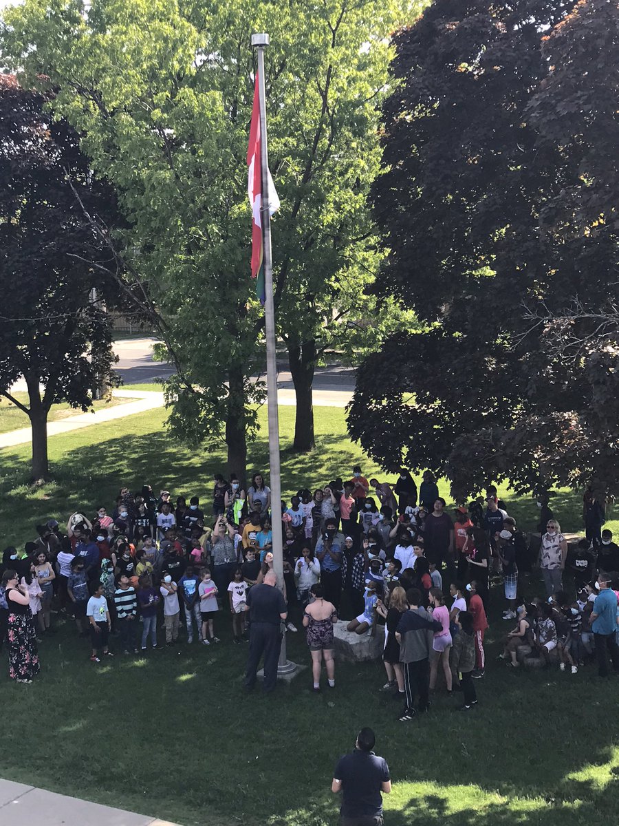 Lots happening at Joseph Brant in the last while!  Pride week/month flag raising, character ed assemblies, track and field day, basketball/volleyball after school as well as performance training every morning starting and so much more!