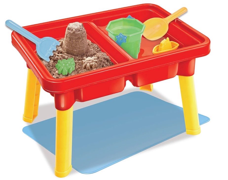 Mommyfluent's tweet photo. Your little one will have hours of fun with this Sand and Water Sensory Play Table!
☀️ With this “Nothing But Fun Toy” your child will help develop their fine motor skills as they build sand sculptures and castles.

available 6/17 at https://t.co/xMAEAJzzcR https://t.co/B0PmUIFhqG