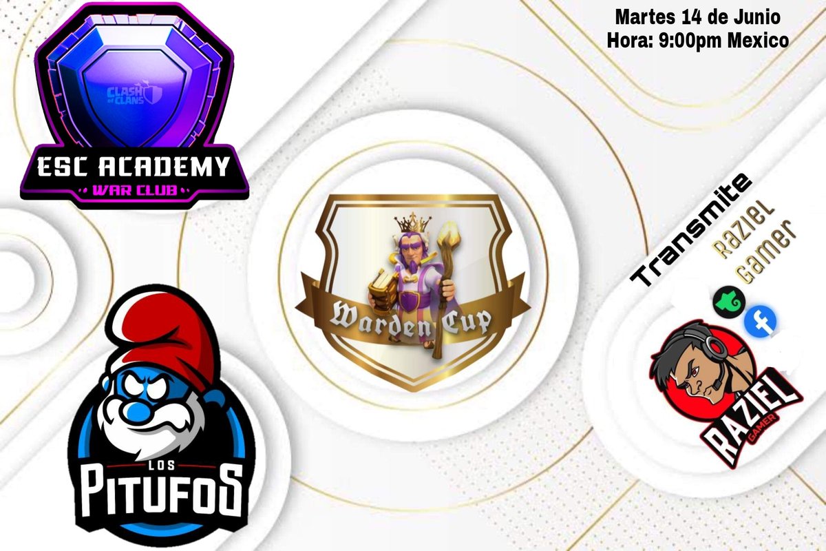 RAZIEL GAMER (@razielgamercol) on Twitter photo Te invito está noche a ver está súper guerra no te la pierdas <a href="/CoCEsports/">Clash of Clans Esports</a> <a href="/ClashofClans/">Clash of Clans</a> <a href="/ClashofClansESC/">Clash of Clans ES</a> #wardencup Te invito está noche a ver está súper guerra no te la pierdas <a href="/CoCEsports/">Clash of Clans Esports</a> <a href="/ClashofClans/">Clash of Clans</a> <a href="/ClashofClansESC/">Clash of Clans ES</a> #wardencup