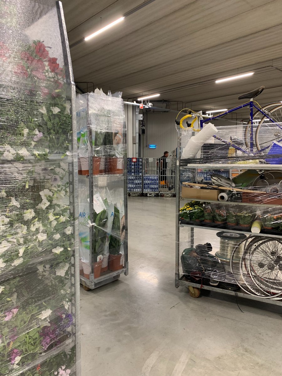 teamwestland's tweet photo. De bagage &amp; fietsen zijn ingeleverd, de groentes voor de saladebar zijn binnen, alle apparatuur &amp; aankleding voor de talkshow van @wosmedia staat klaar en de planten  voor de overige aankleding is ook aanwezig.

Dus de 4 Team Westland trailers zijn zo goed als klaar voor vertrek! https://t.co/05i6MG22Ic